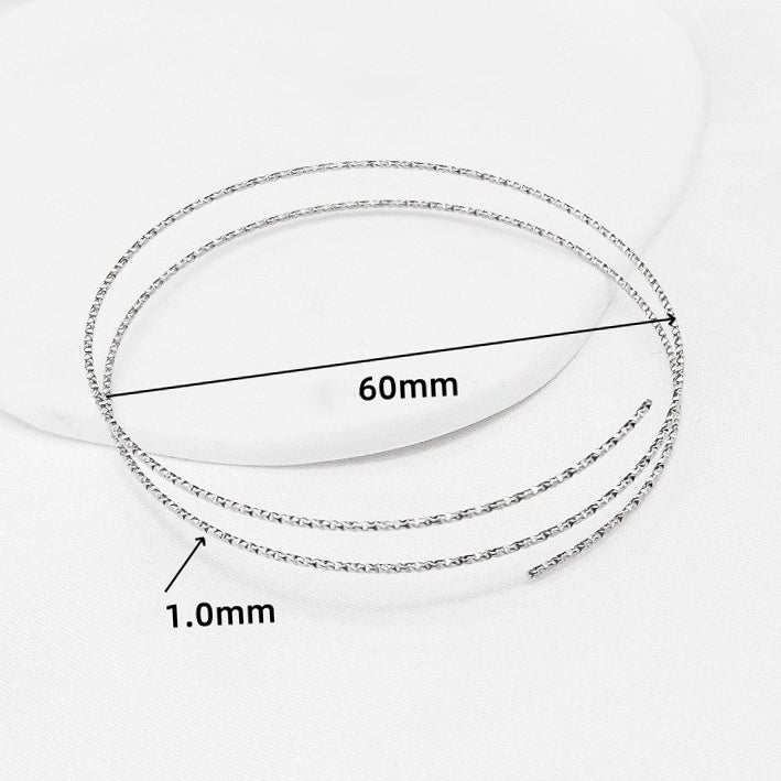 Stainless Steel Sparkle Bracelet