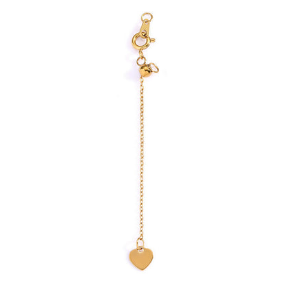 Spring Clasp with adjustable spacer bead extension chain for necklace