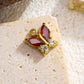 052 Colorful Zircon Butterfly charms