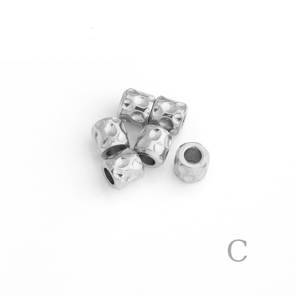 1708 20 pcs/pack 4mm Cylinder Spacer Beads