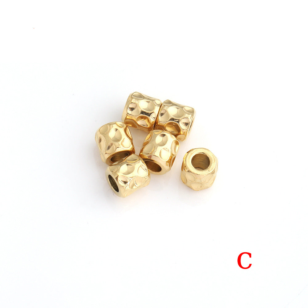 1708 20 pcs/pack 4mm Cylinder Spacer Beads