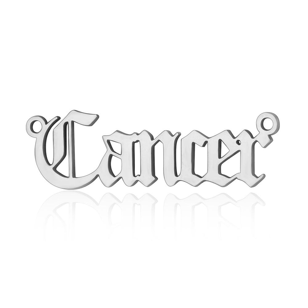 12 Zodiac Signs Charms in Stainless Steel