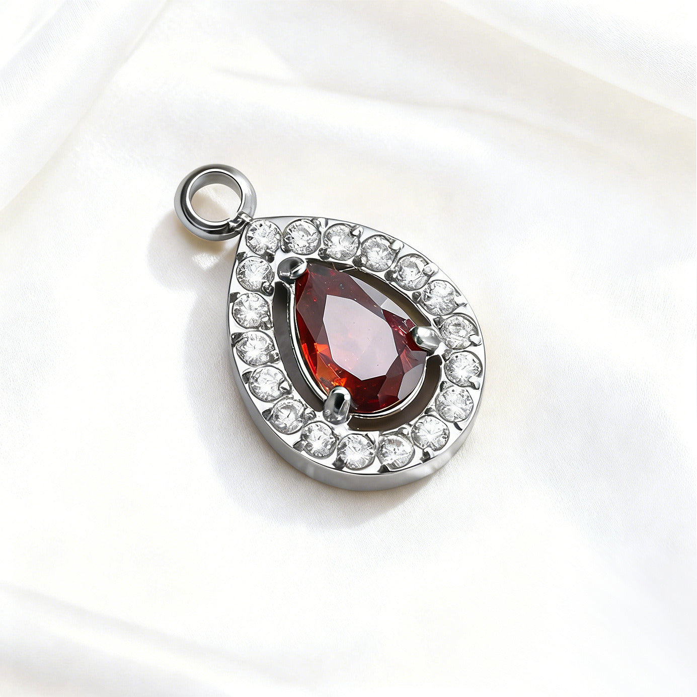 006 Colorful Drop Zircon Charms