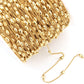 C1285 oval beads chain-Vacuum Plating Waterproof Stainless steel chain