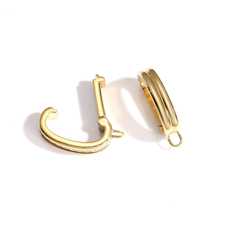 0090 Zircon Oval clasp