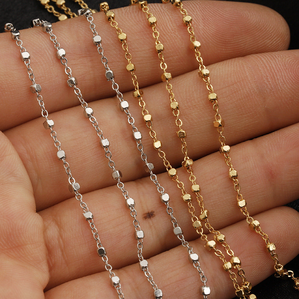 C1798 1.5mm Square Beads Chain