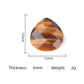 15*15mm Faceted Triangular drop natural stone 1pc