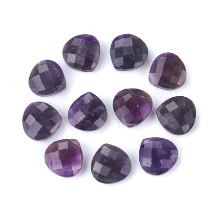 15*15mm Faceted Triangular drop natural stone 1pc