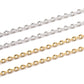 C1168 Snow Chain-Vacuum Plating Waterproof Stainless steel chain