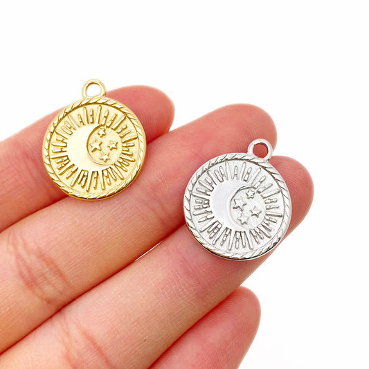 12014 Moon and star charm