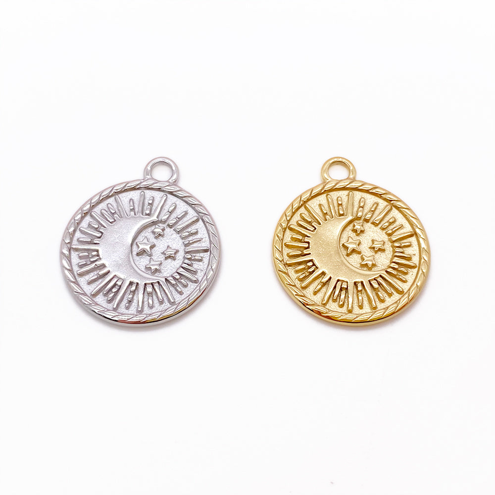 12014 Moon and star charm