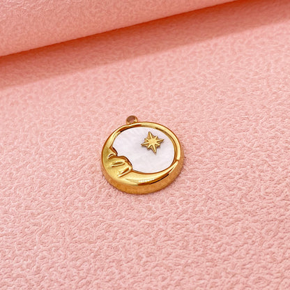 2634 Star and moon charm