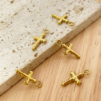5 Pcs/Pack Cross Charm