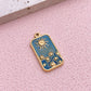 51087 Sun and flower charm