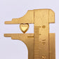 603 7mm Heart charm