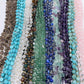 10mm Flat round faceted stones