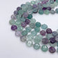10mm Flat round faceted stones