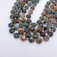 10mm Flat round faceted stones