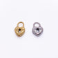 408 Heart Lock charm