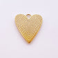 2597 Heart shell charm