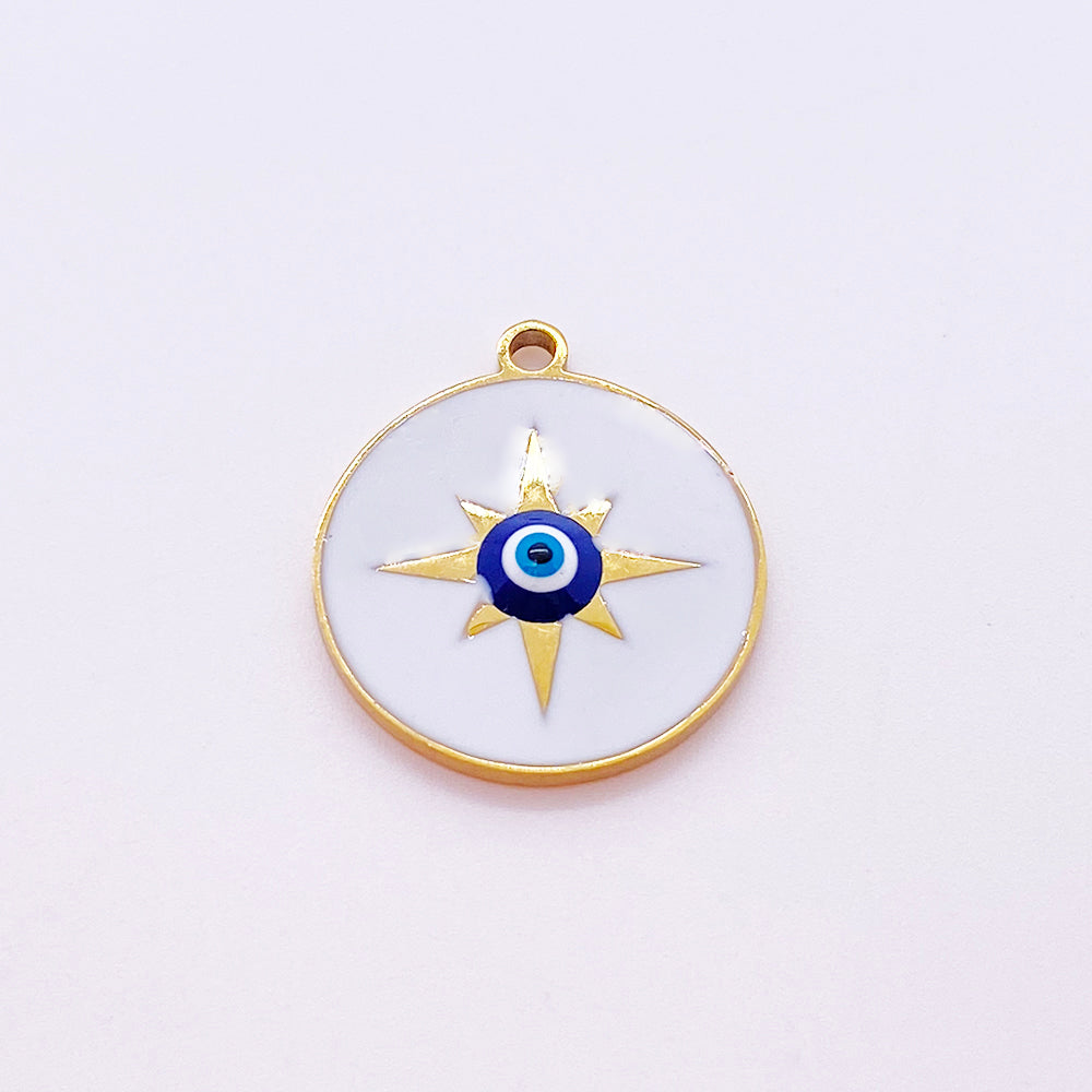 Evil eye with sun charm