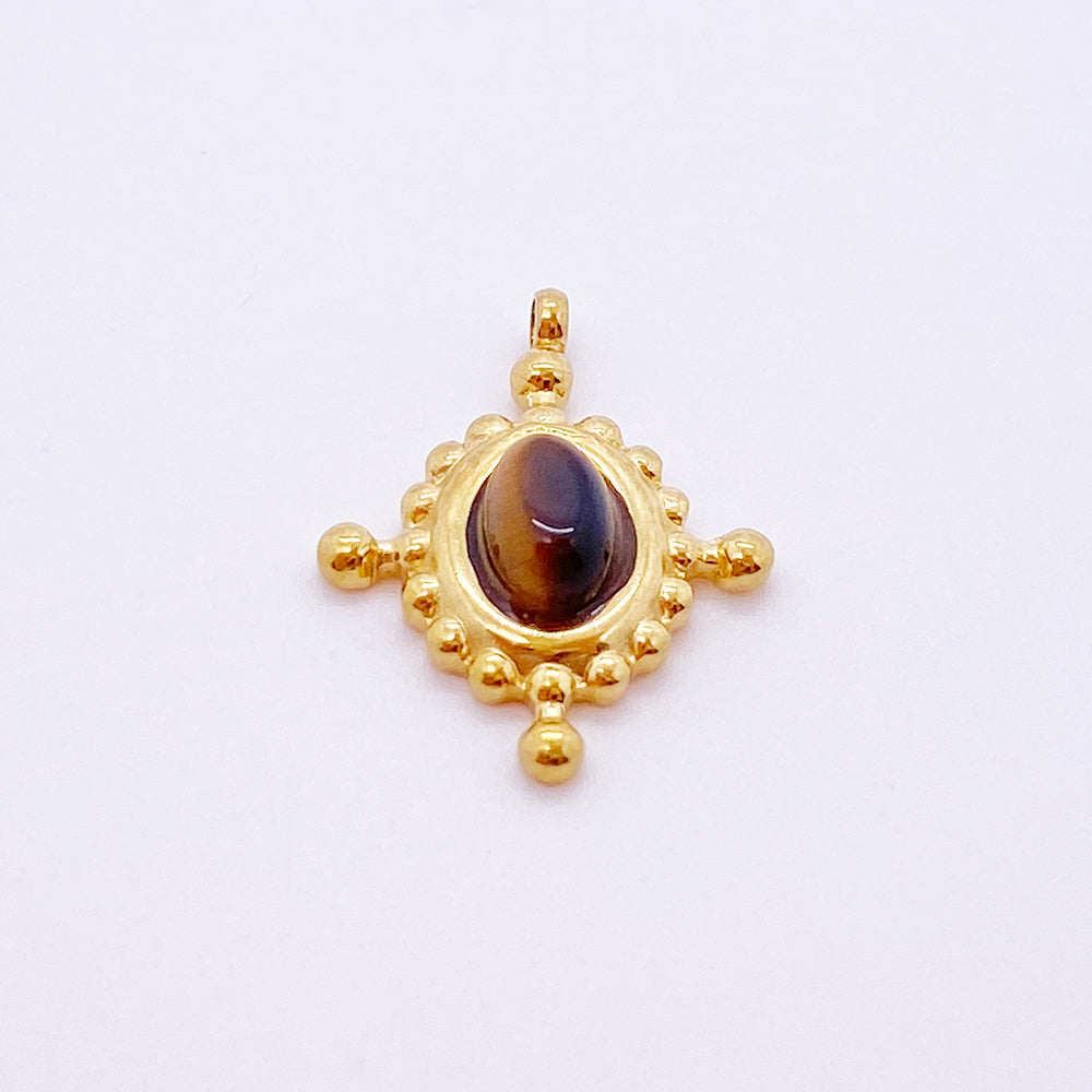 Tiger eye charm