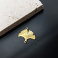 Gingko leaf charm