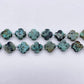 11mm Four Leaf Clover Natural Stone beads