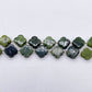 11mm Four Leaf Clover Natural Stone beads