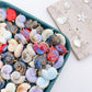 Shell ceramic charm