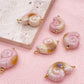 Shell ceramic charm