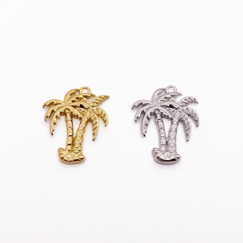 Coconut tree charm