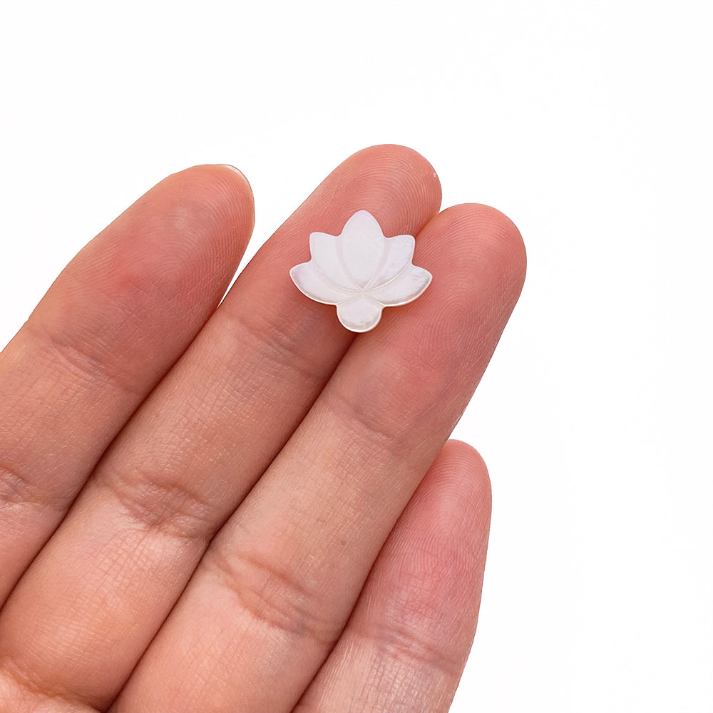 Lotus shell charm – DIYkitsforu