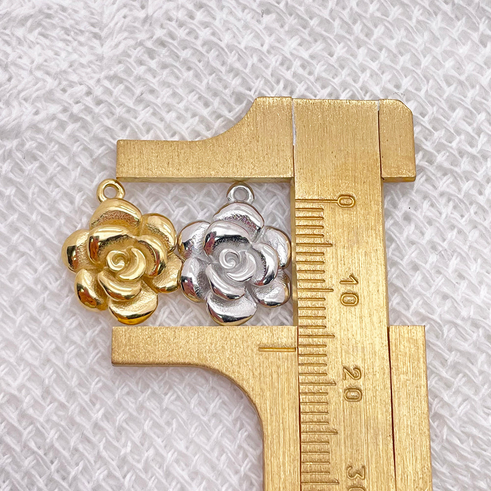 0998 14mm Rose charm