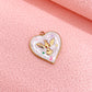 51228 Enamel heart bird charm