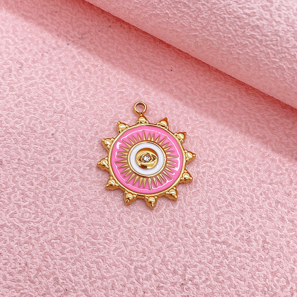 51283 Enamel evil eye charm