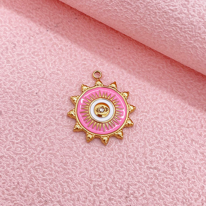 51283 Enamel evil eye charm