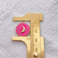 51246 Enamel Croissant Charm