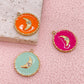 51246 Enamel Croissant Charm