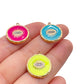 51247 Enamel evil eye charm