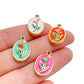 51280 Enamel flower charm