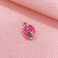 51280 Enamel flower charm