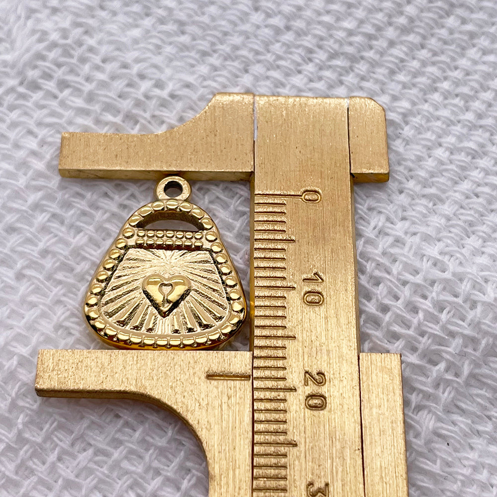 12192 Heart bag charm