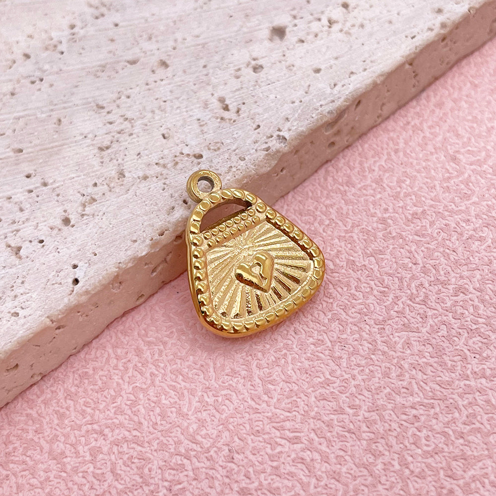12192 Heart bag charm
