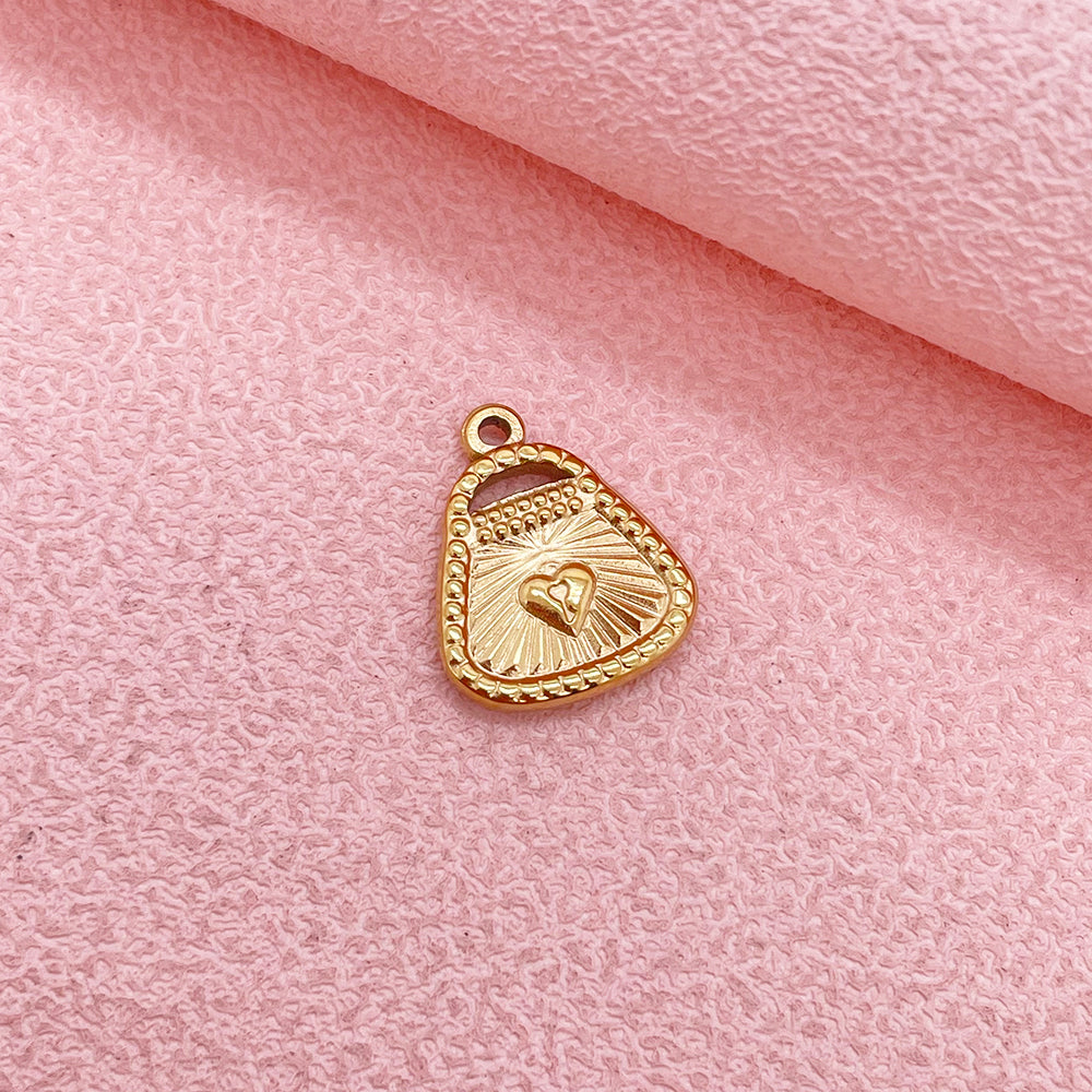 12192 Heart bag charm