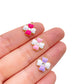 51242 Enamel four leaf clover charm