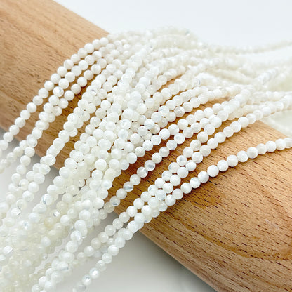 3mm Round Natural Top Shell