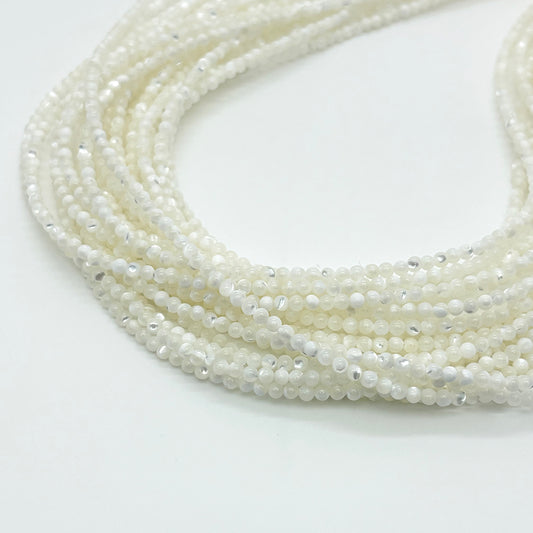 3mm Round Natural Top Shell