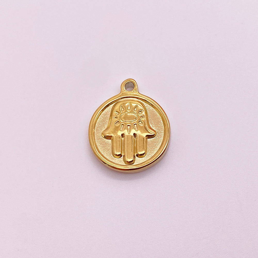 11559 Evil eye with hamsa hand charms