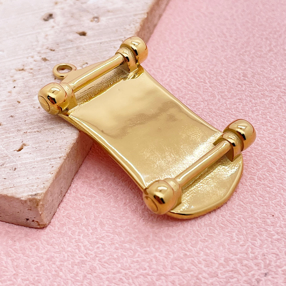 12269 Skateboarding charm